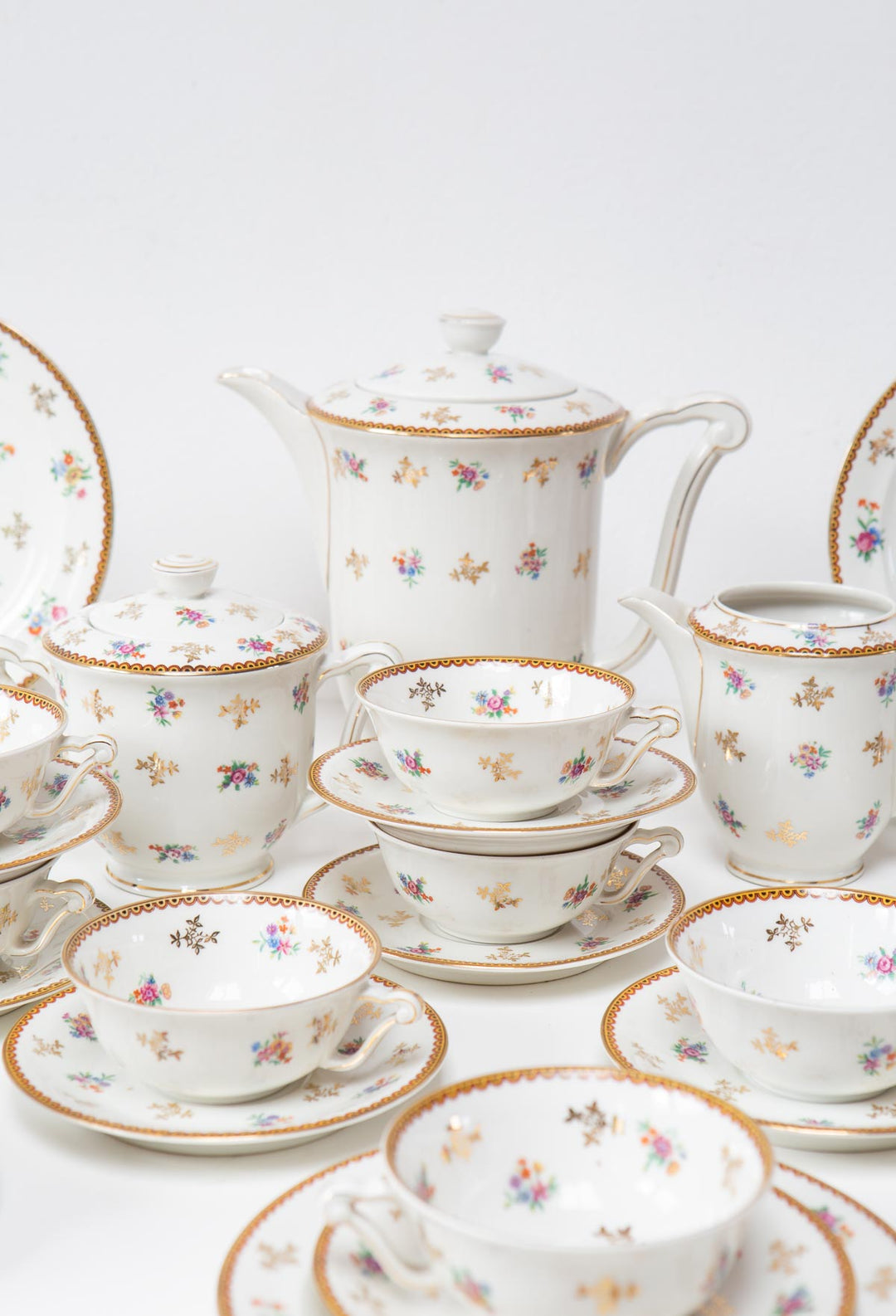 juego café o té limoges raynaud vintage coffee tea set