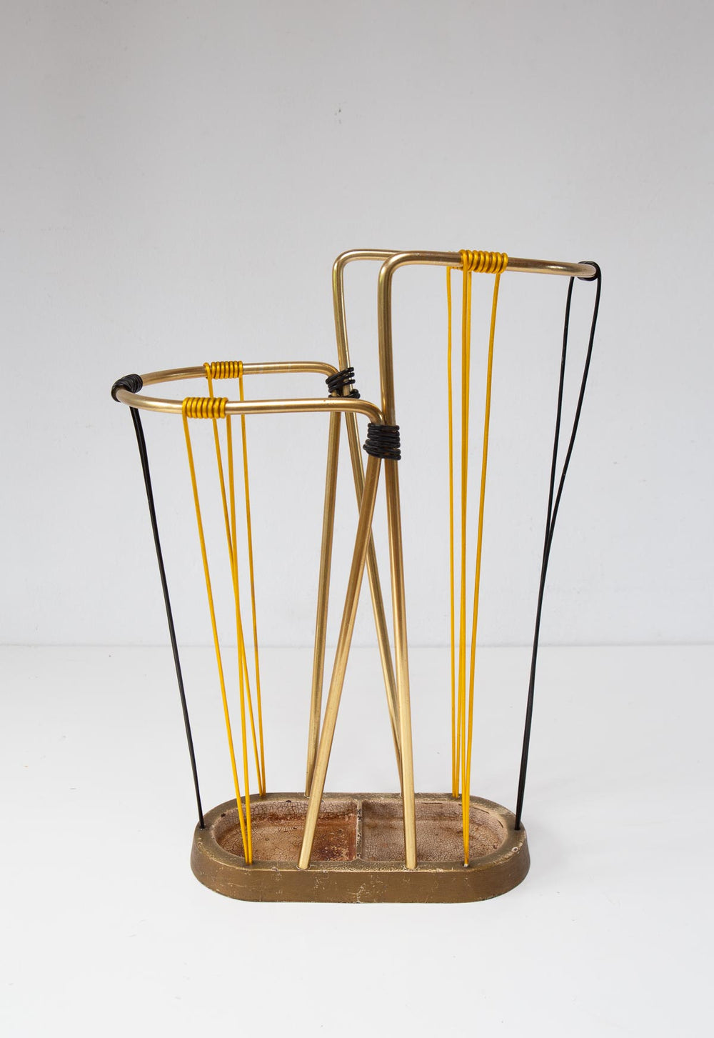 paragüero vintage metal midcentury umbrella stand