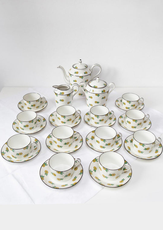 juego de te cafe bernardaud limoges antiguo french tea set