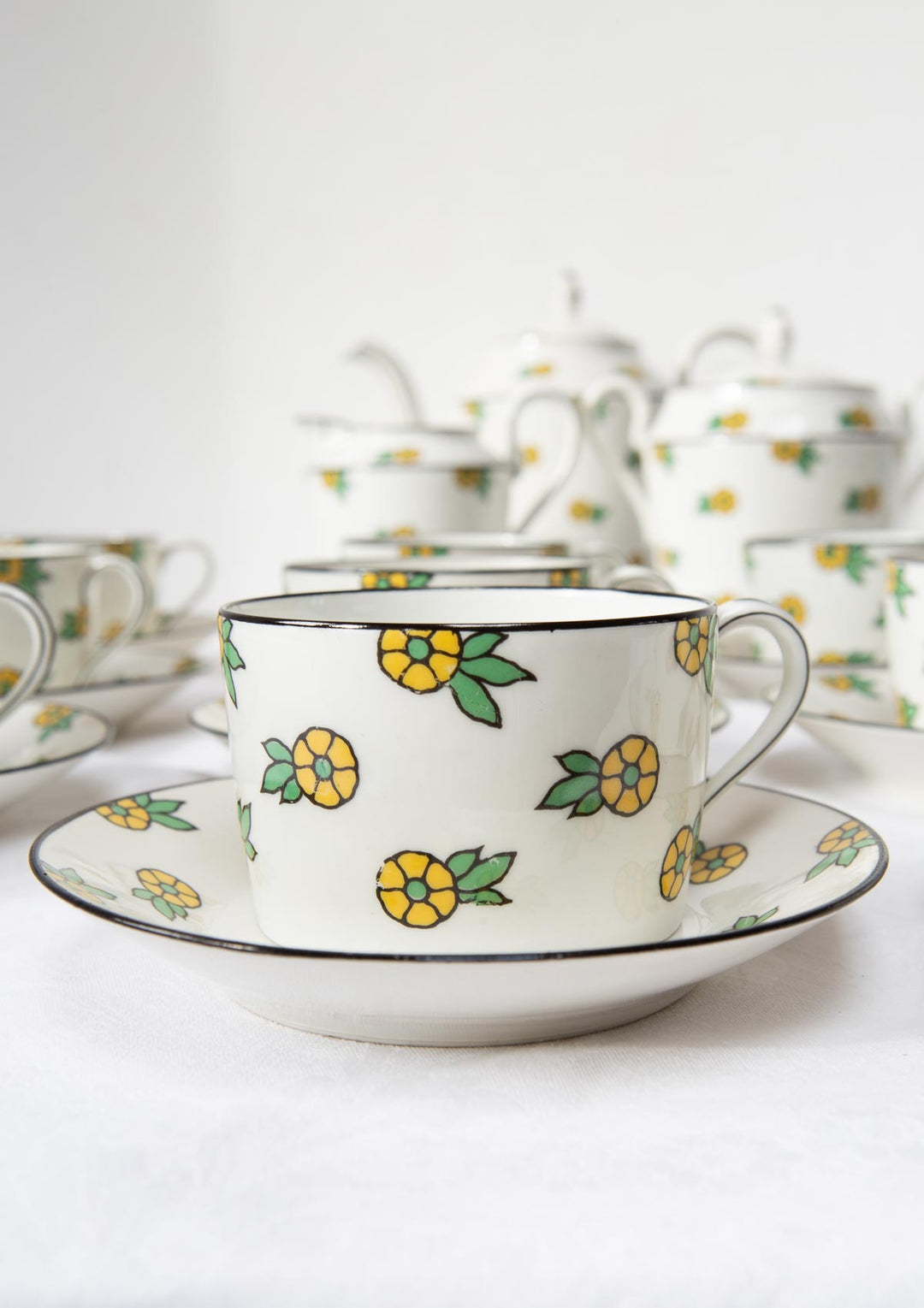 juego de te cafe bernardaud limoges antiguo french tea set