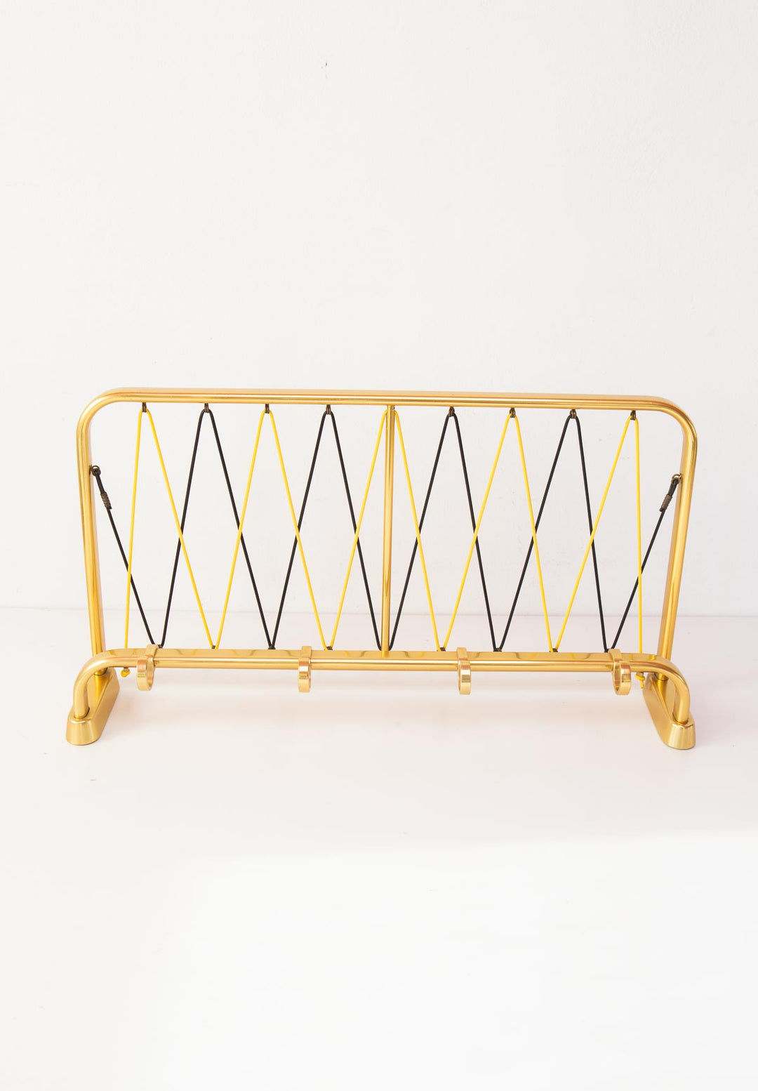 perchero de pared metal dorado vintage