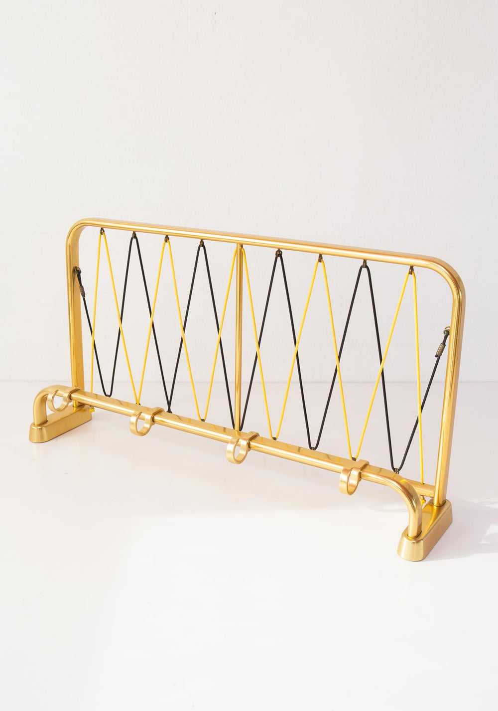 perchero de pared metal dorado vintage