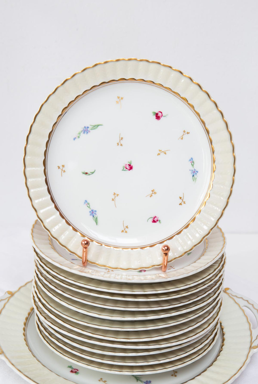 juego postre limoges bernardaud dessert service