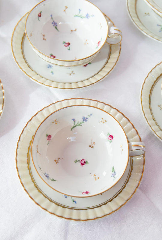 juego te limoges bernardaud antiguo