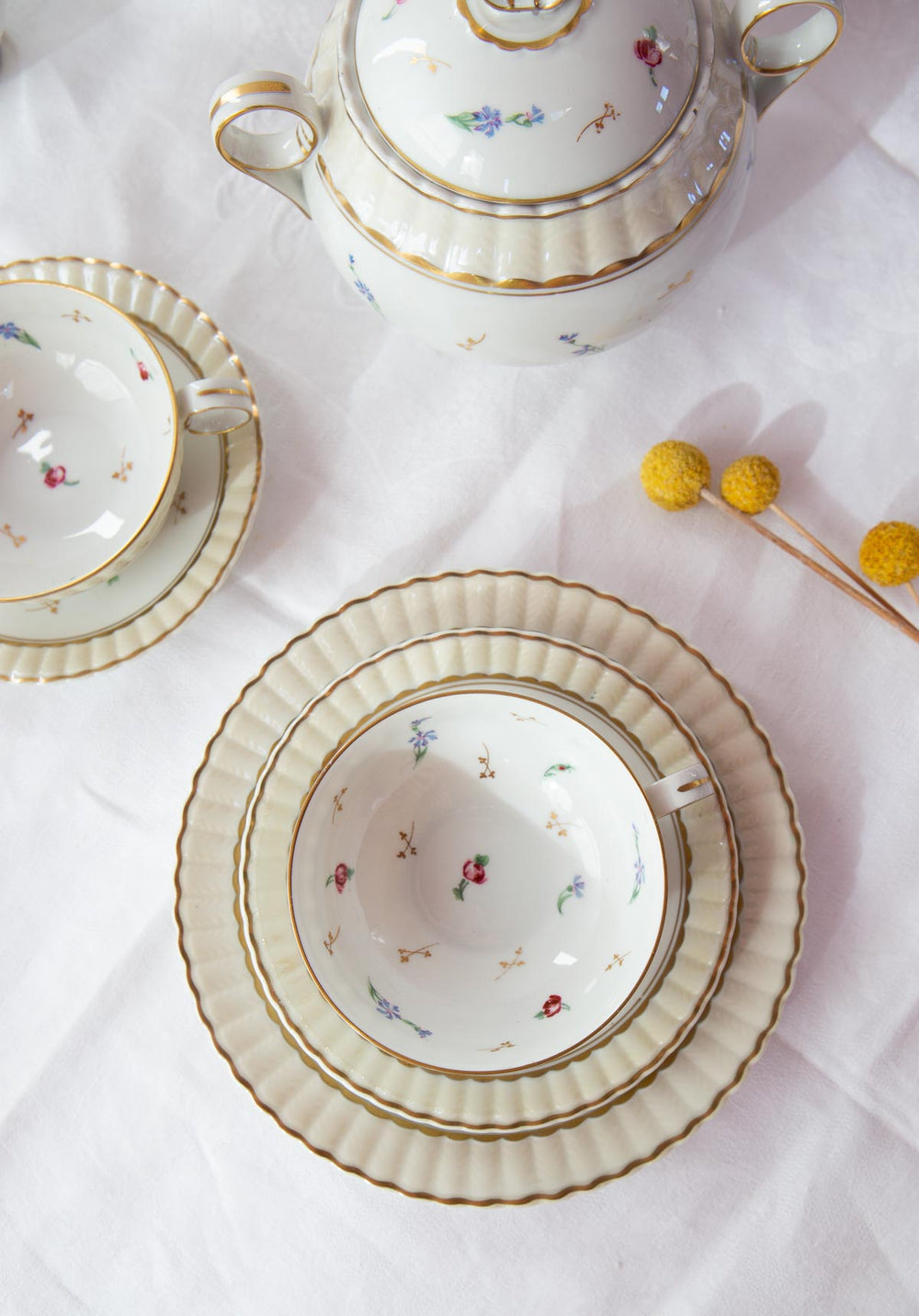 juego te limoges bernardaud antiguo