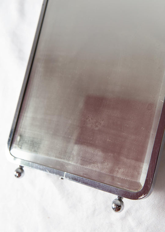 Espejo de sobremesa tocador francés biselado c. 1950