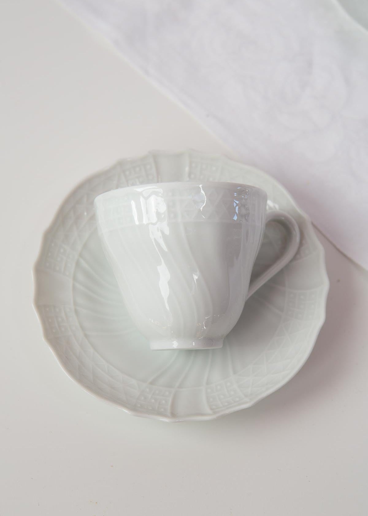 juego café porcelana Hutschenreuther blanca