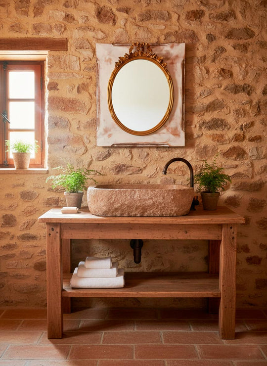 Espejo francés marco doble lazo dorado 1923 (70*60 cm)