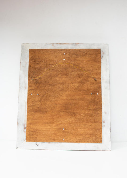 Espejo francés marco doble lazo dorado 1923 (70*60 cm)