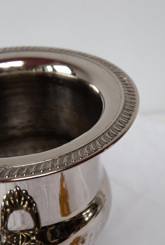 Champanera metal bañado plata primera mitad s. XX (25,5 cm)