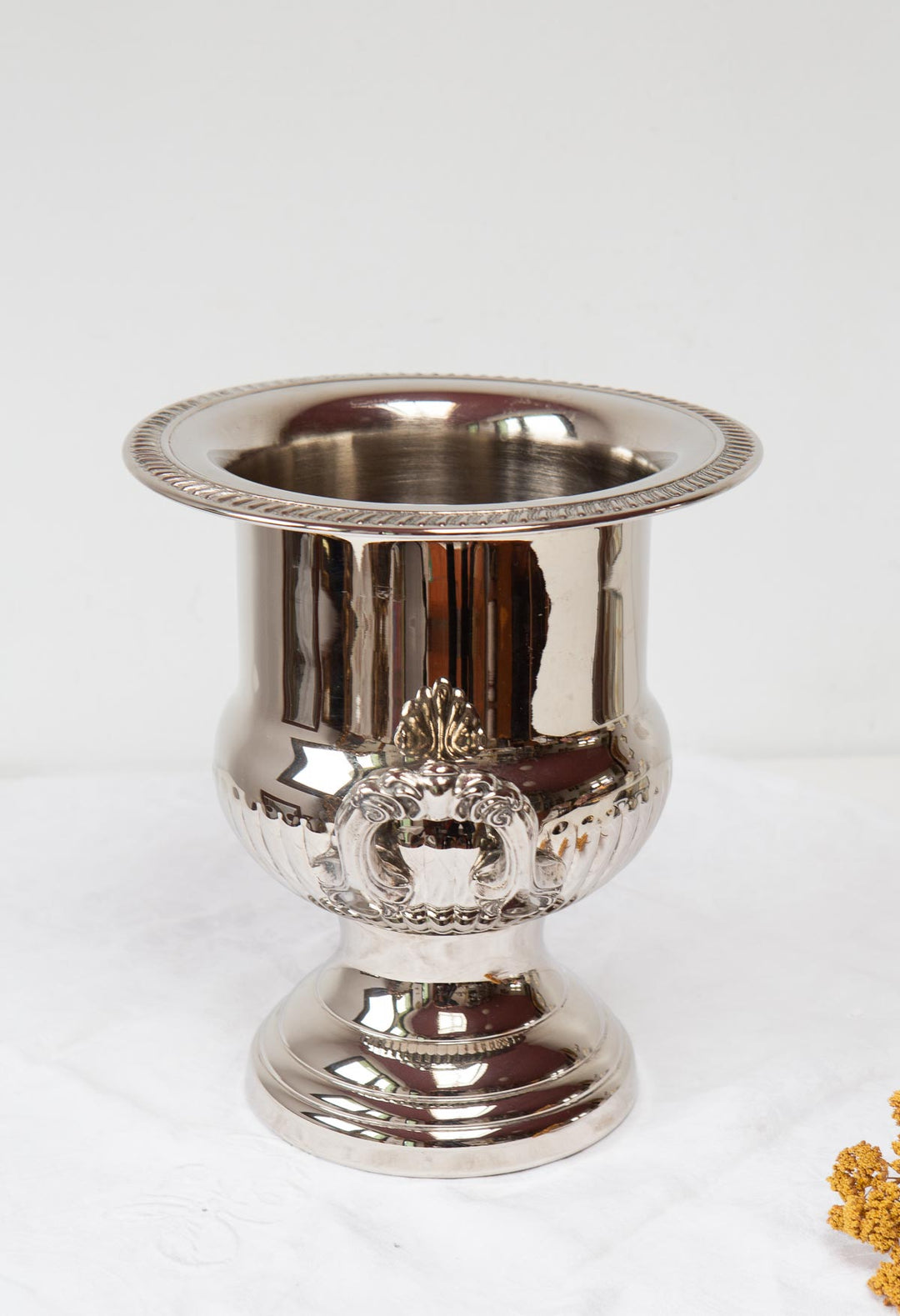 Champanera metal bañado plata primera mitad s. XX (25,5 cm)