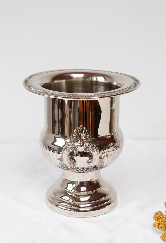 Champanera metal bañado plata primera mitad s. XX (25,5 cm)