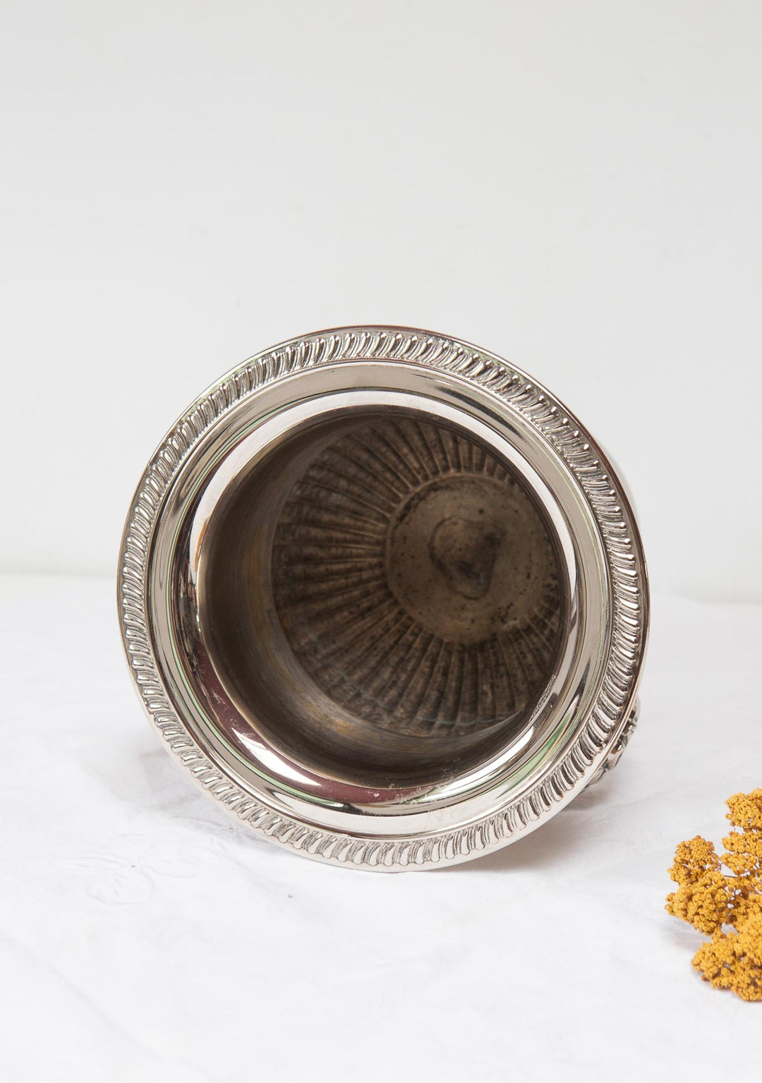 Champanera metal bañado plata primera mitad s. XX (25,5 cm)