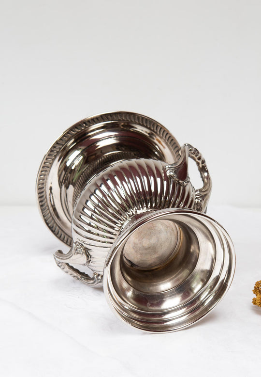 Champanera metal bañado plata primera mitad s. XX (25,5 cm)