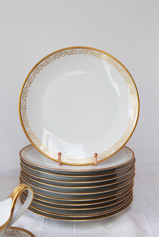 vajilla porcelana sueca hackefors 