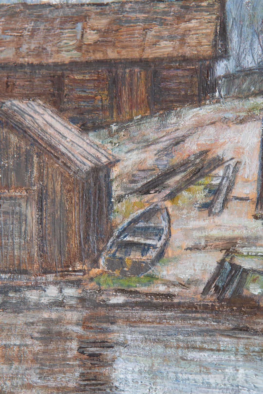 Paisaje finlandés, óleo sobre tabla, Jalmari Ruokokoski (1886-1936) c. 1920s