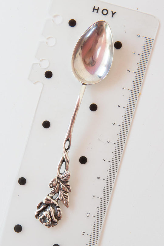 JUEGO CUCHARILLAS PLATA SUECA ANTIGUAS