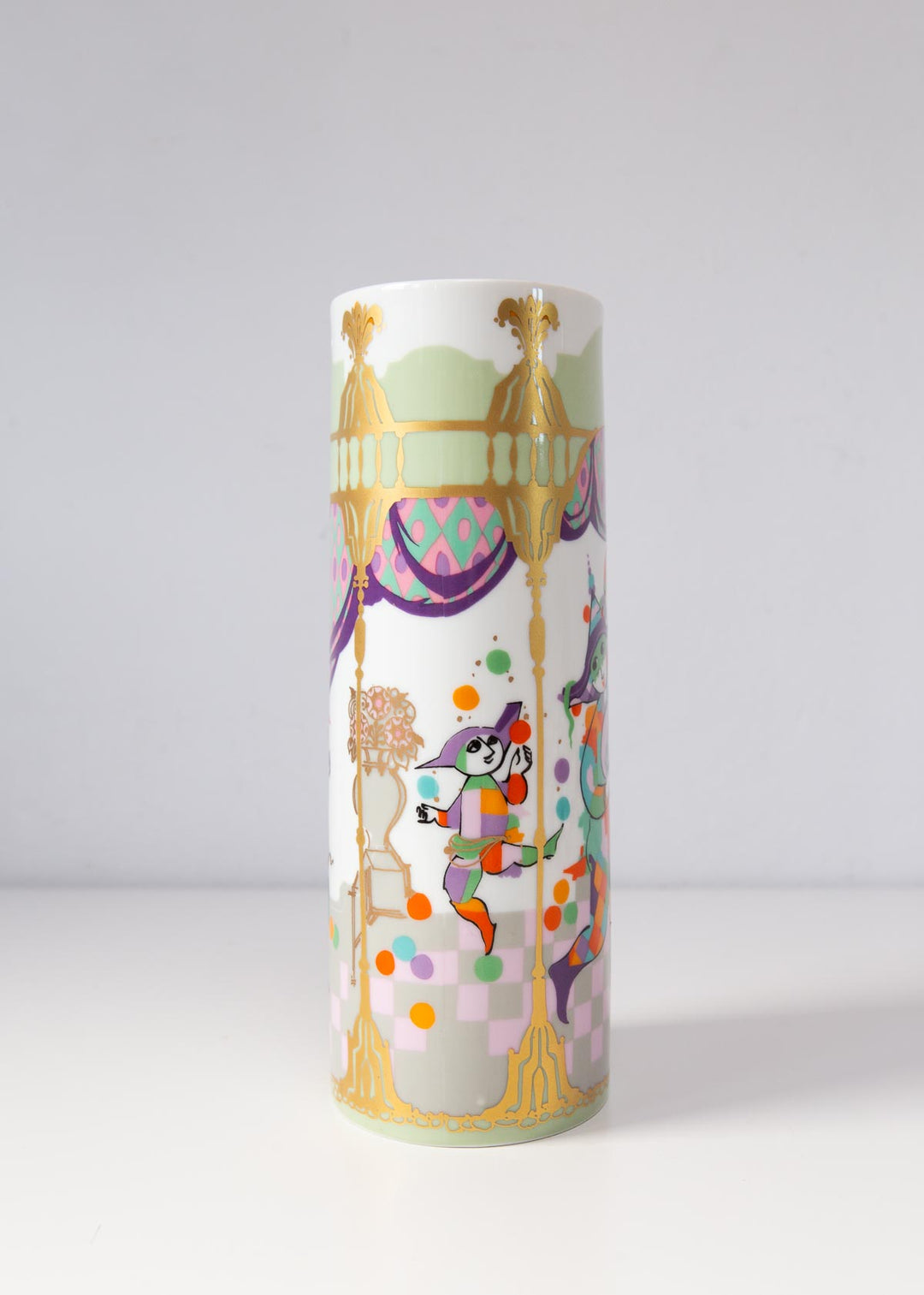 Jarrón porcelana alemana Rosenthal Bjorn Wiinblad (24 cm)