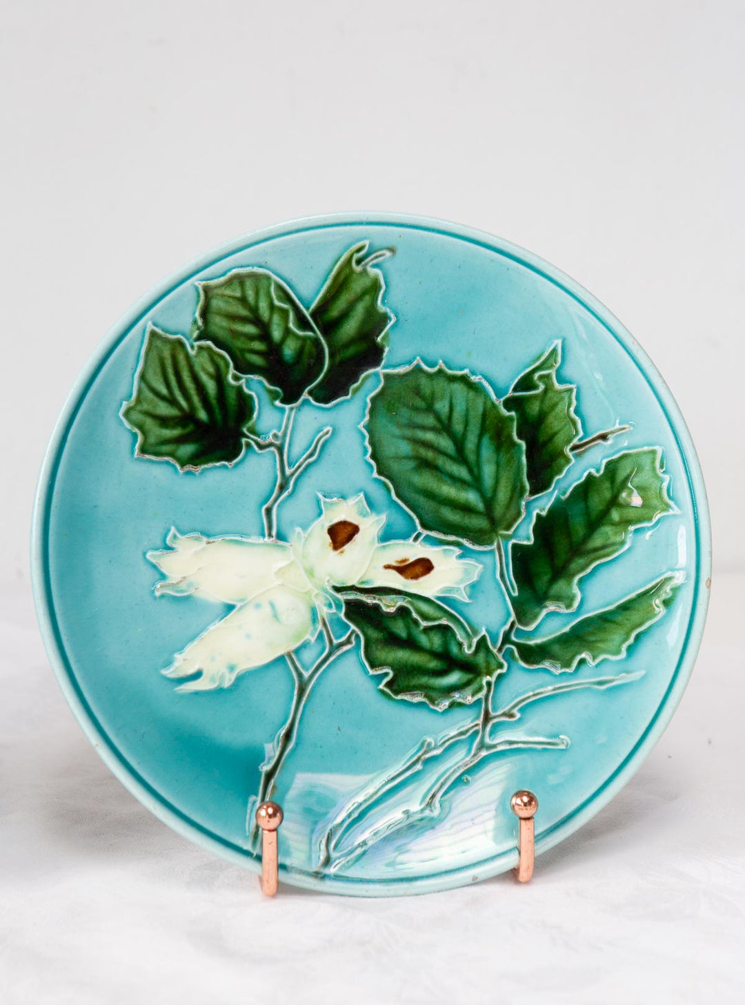 Pareja platos Villeroy Boch art nouveau 1891-1912 (20 cm)