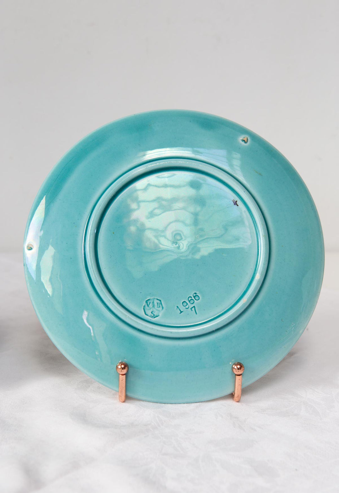 Pareja platos Villeroy Boch art nouveau 1891-1912 (20 cm)