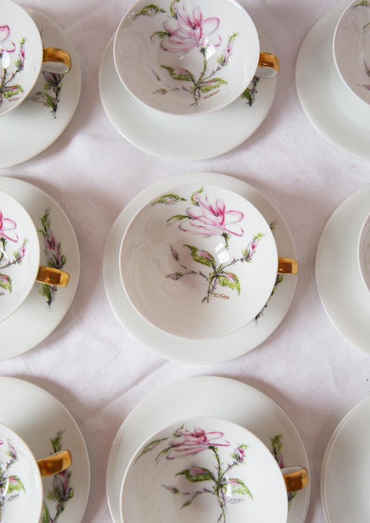 juego de te porcelana francesa limoges tea service