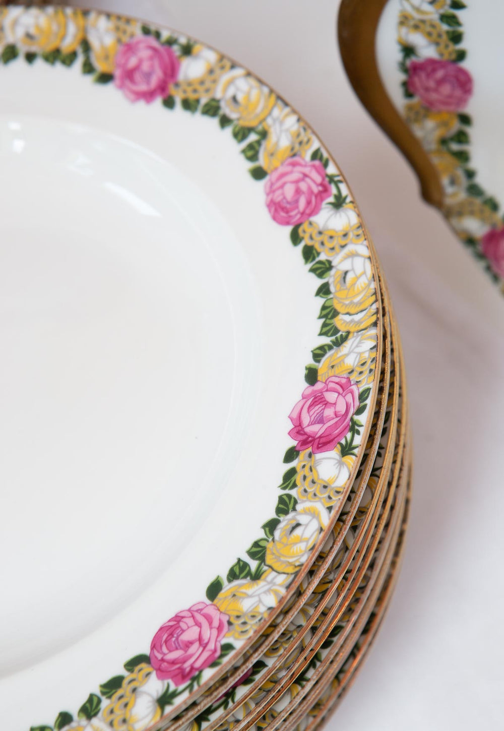vajilla porcelana antigua flores raynaud french dinner service