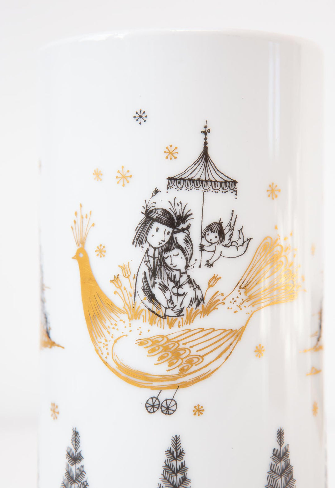 Jarrón porcelana enamorados Peynet x Rosenthal (18,5 cm)