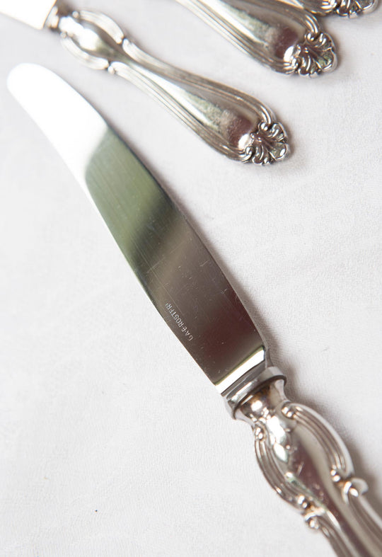 Juego cubiertos entrantes | postre GAB suecos para 12 (56 PIEZAS)