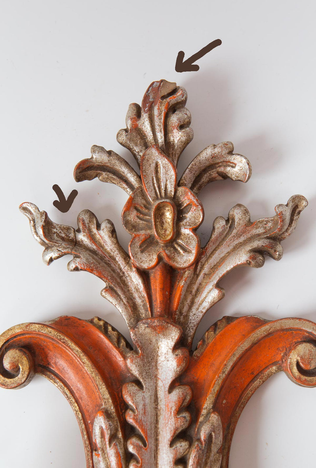 aplique palladio italiano florentino wall light vintage 