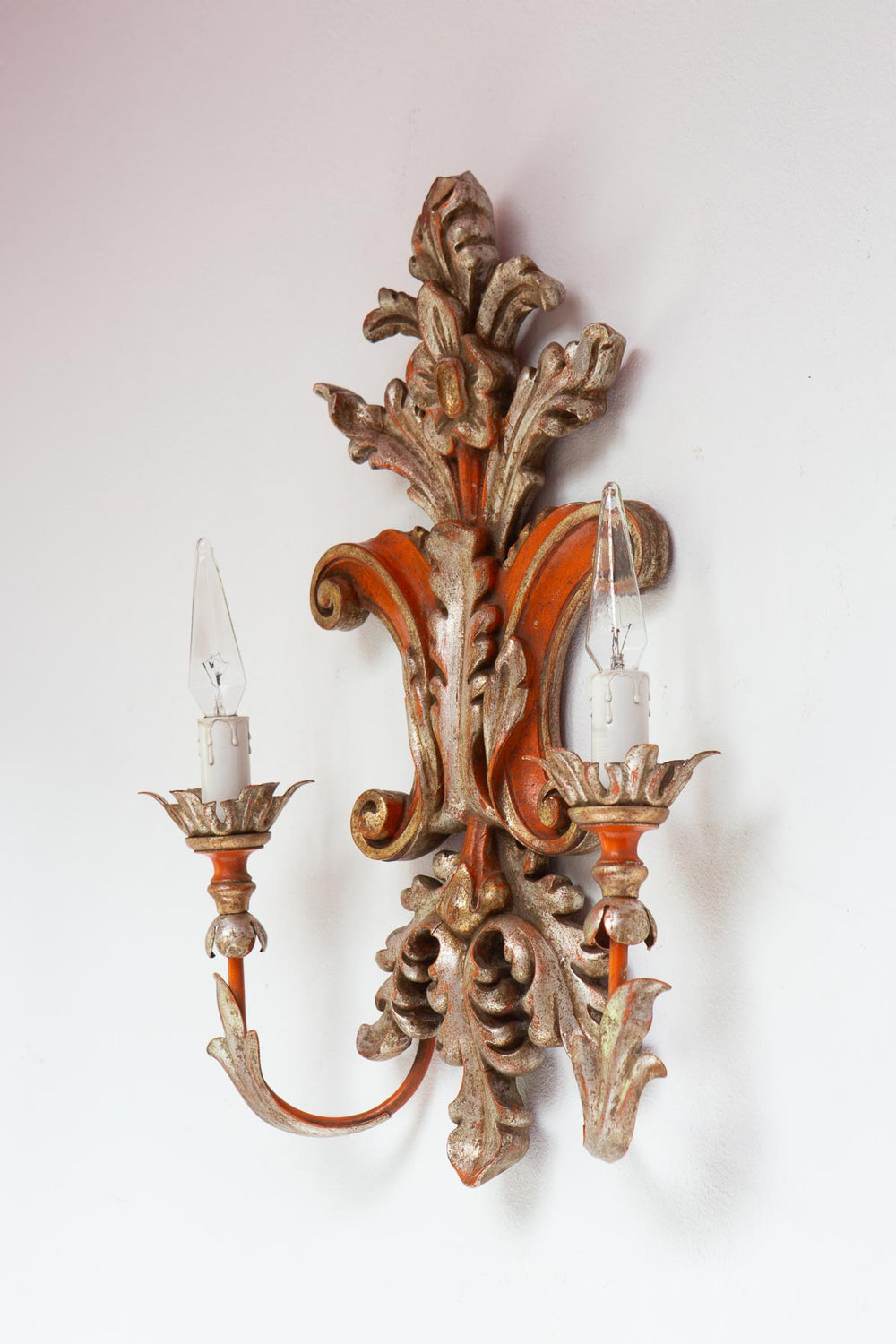 aplique palladio italiano florentino wall light vintage 