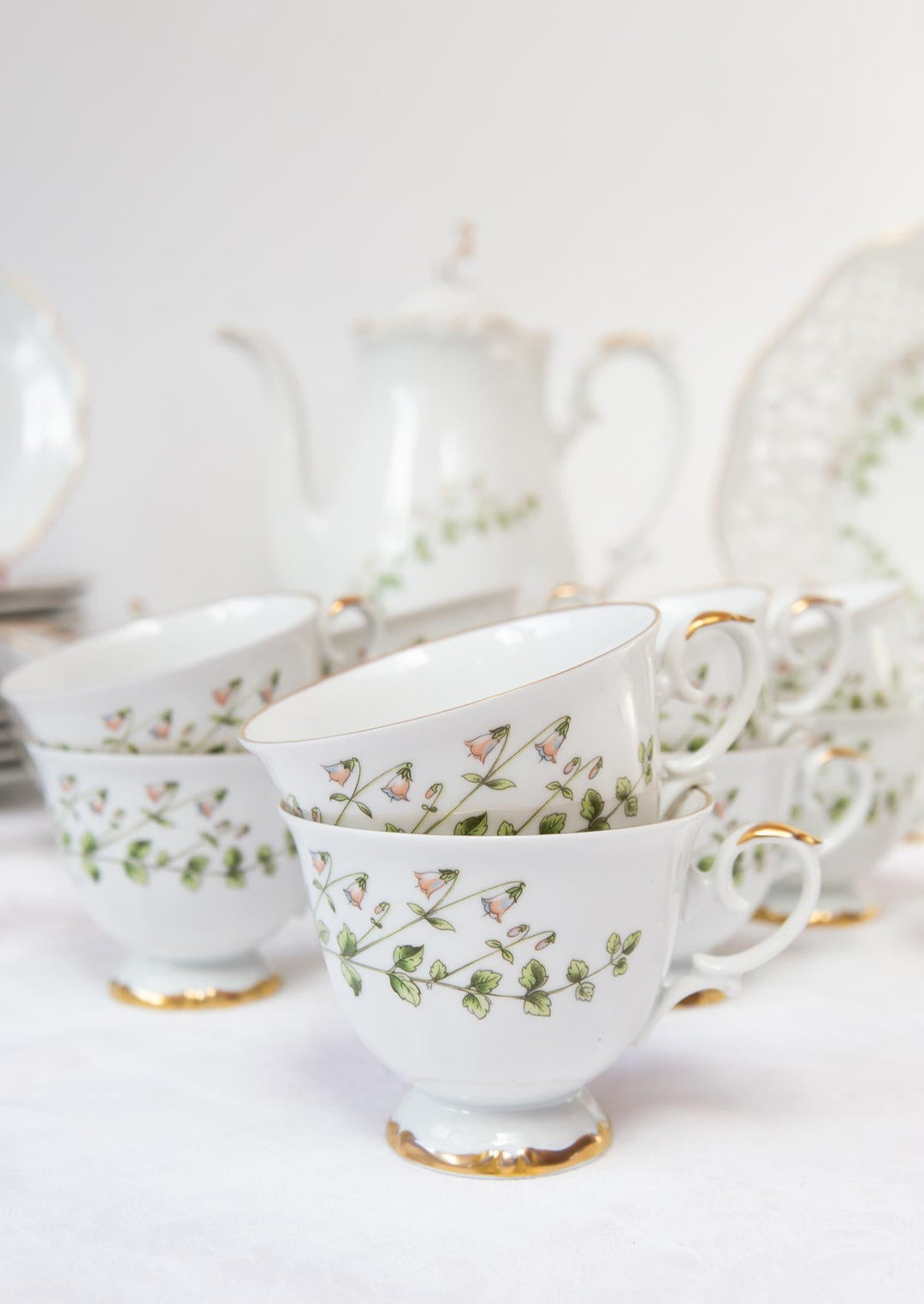 juego de cafe hackefors sueco linnaea borealis coffee set