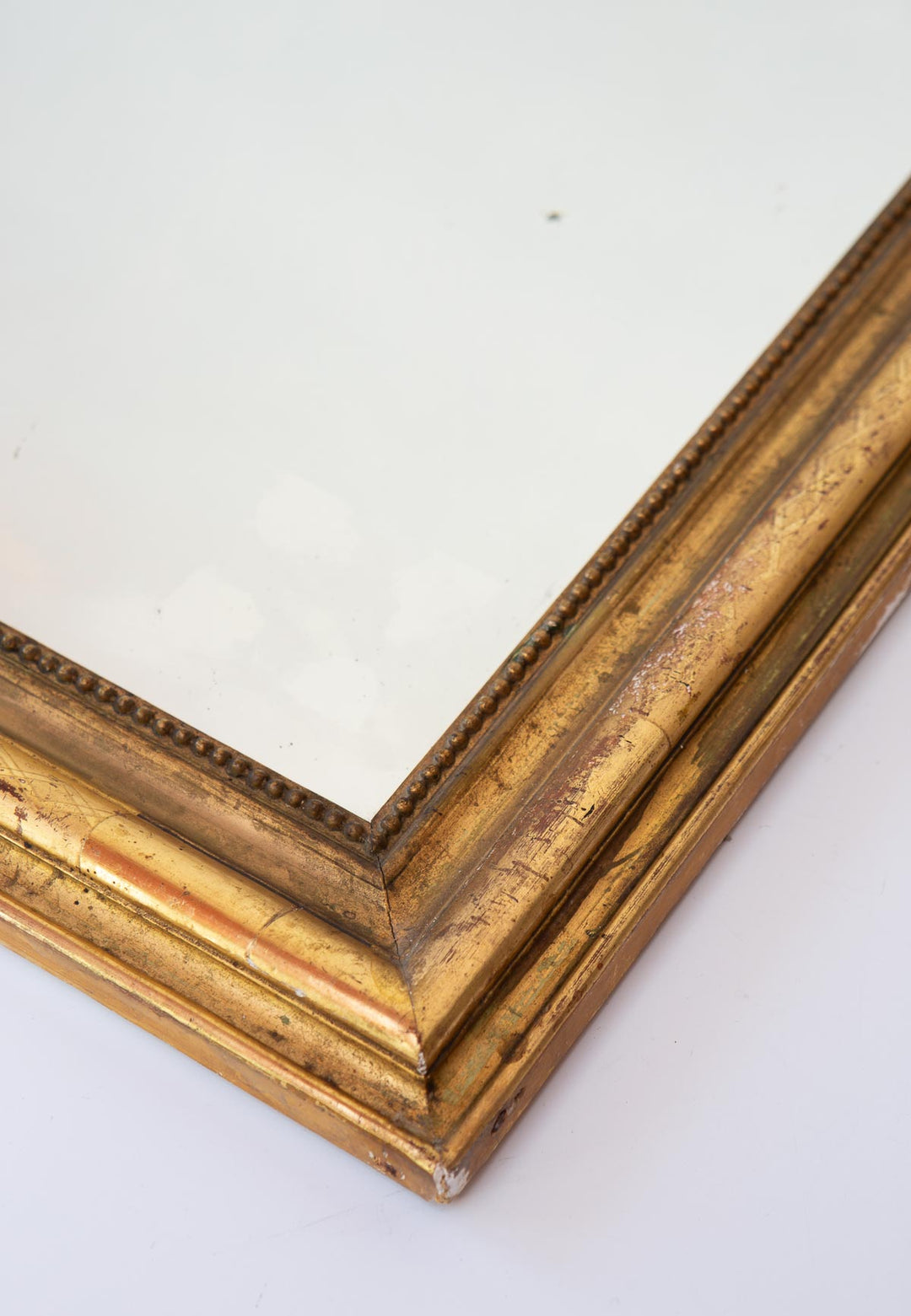 Espejo francés antiguo dorado s. XIX Louis Philippe (63*51 cm)