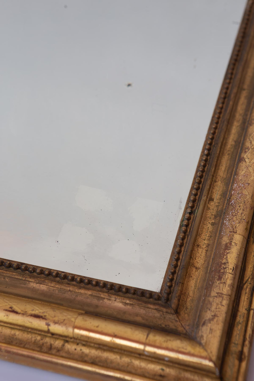 Espejo francés antiguo dorado s. XIX Louis Philippe (63*51 cm)