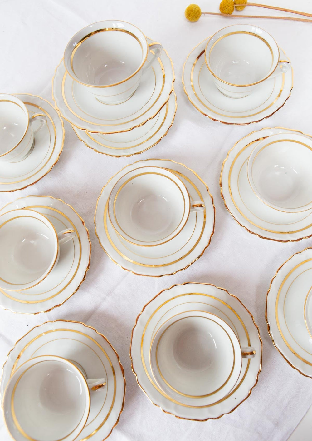 juego te porcelana francesa antiguo 