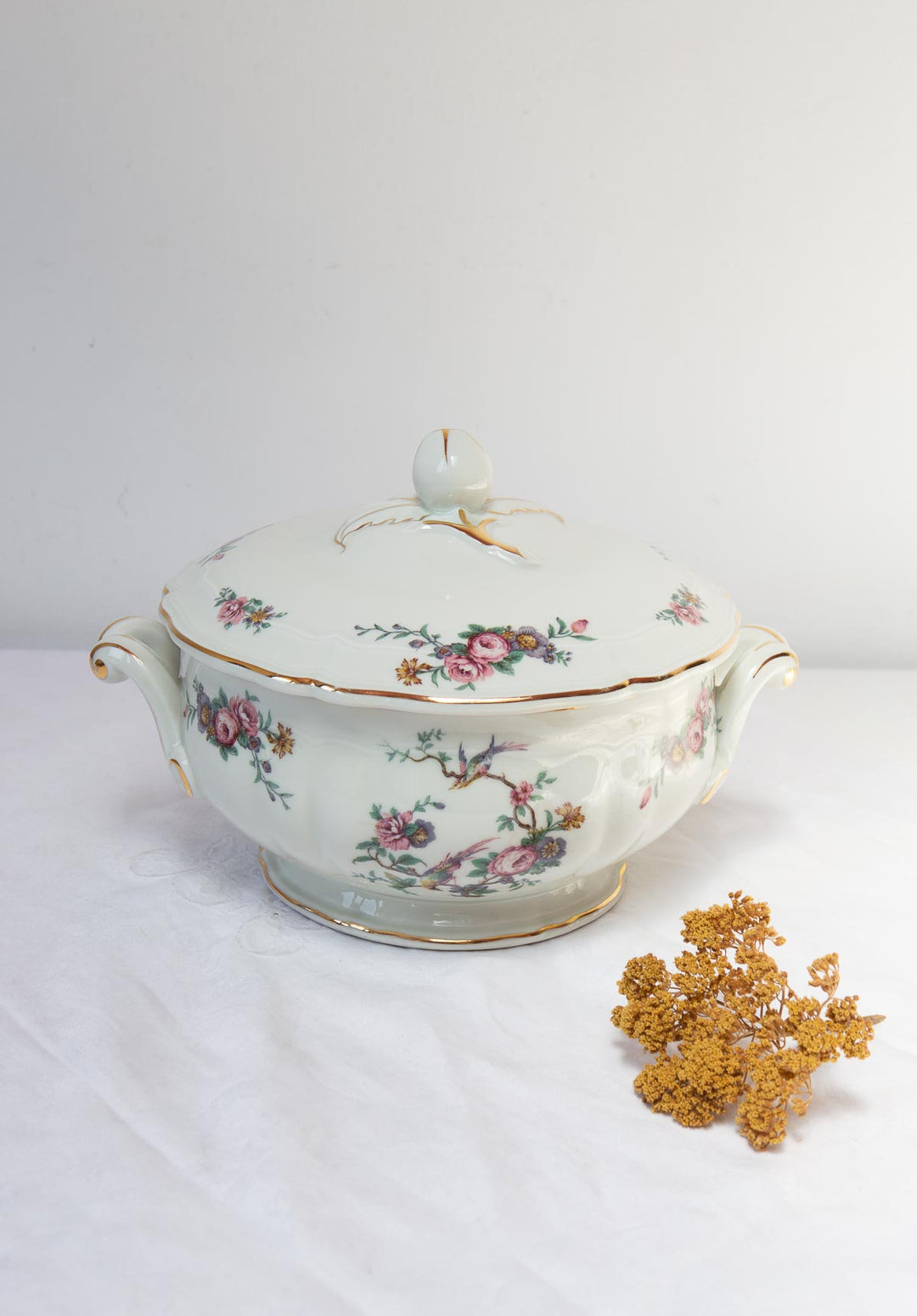 sopera ave paraiso bernardaud porcelana French tureen