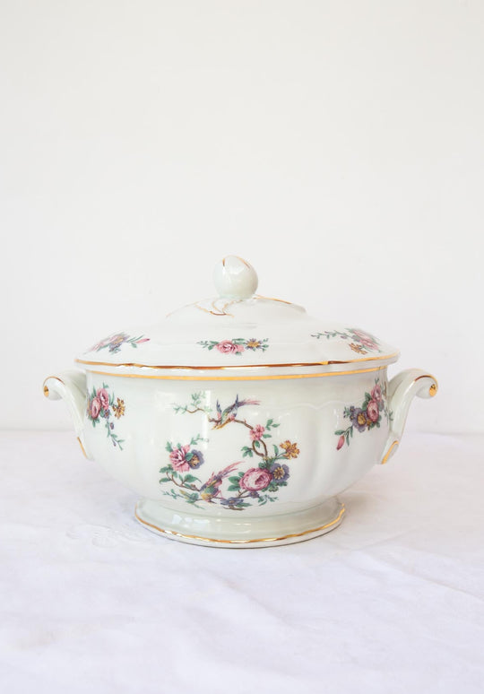 sopera ave paraiso bernardaud porcelana French tureen