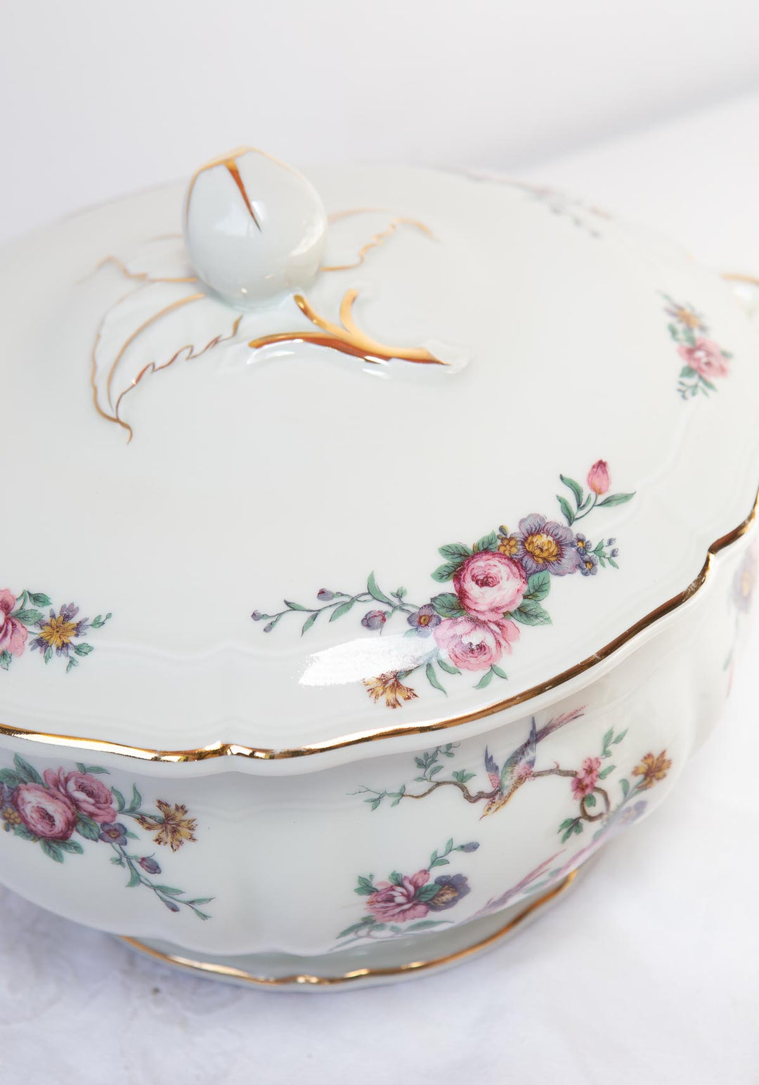 sopera ave paraiso bernardaud porcelana French tureen