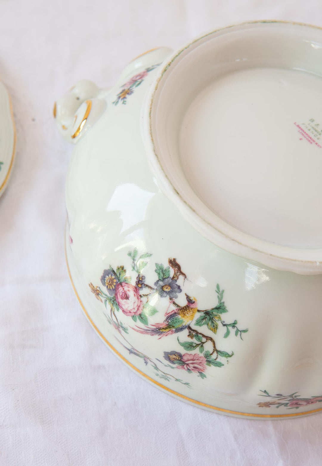 sopera ave paraiso bernardaud porcelana French tureen