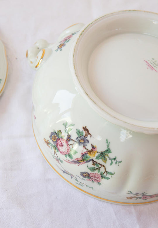 sopera ave paraiso bernardaud porcelana French tureen