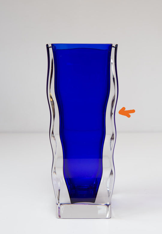 Juego de 4 jarrones cristal sueco Orrefors (23 cm)