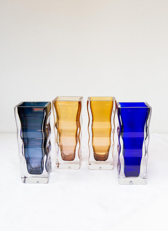 jarrones cristal orrefors suecia xx glass vases