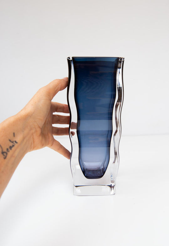 jarrones cristal orrefors suecia xx glass vases