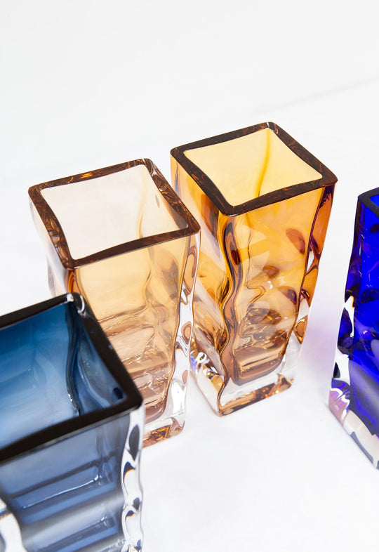jarrones cristal orrefors suecia xx glass vases