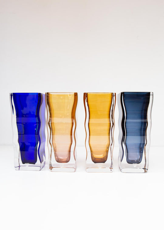 jarrones cristal orrefors suecia xx glass vases