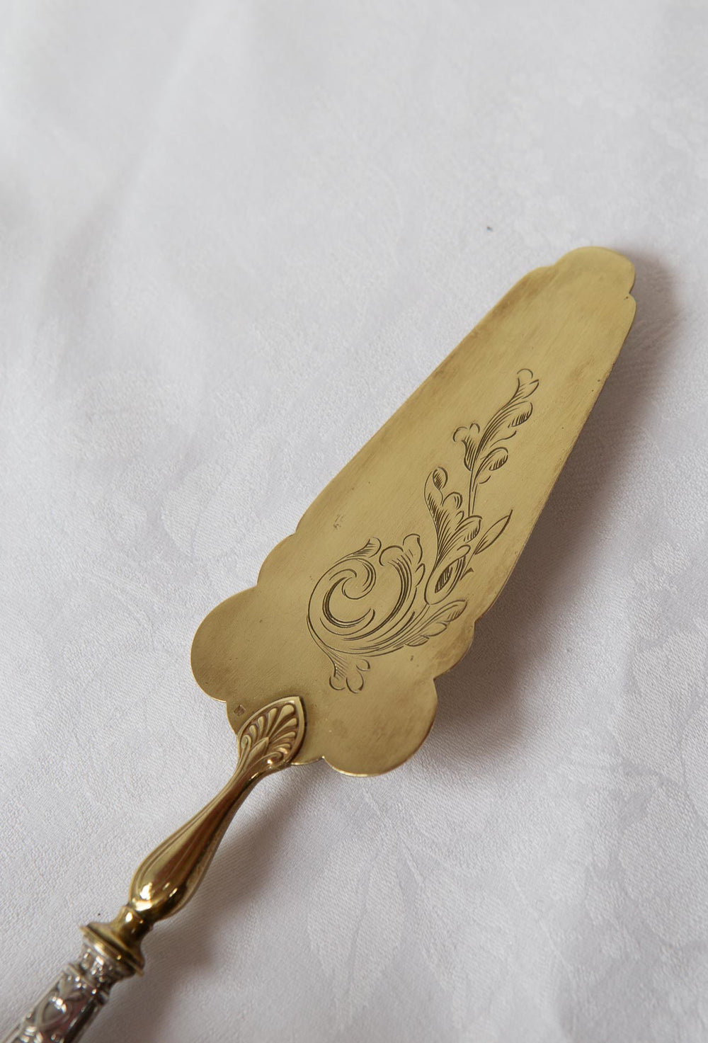 antigua pala tarta francesa french cake server