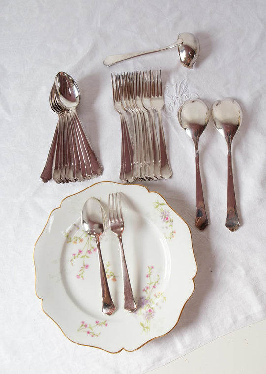 Juego cubiertos suecos GAB POSTRE | ENTRANTES para 12 (27 PIEZAS)