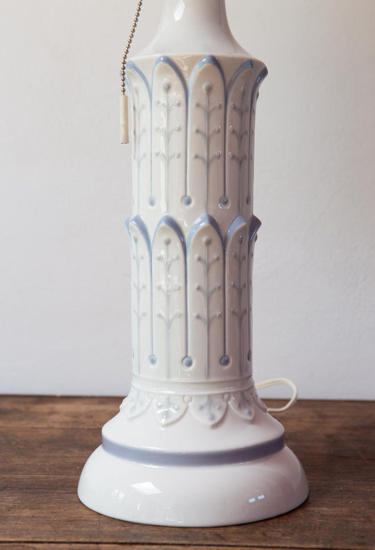 Lámpara de mesa porcelana Lladró c. 1970 (44 cm)