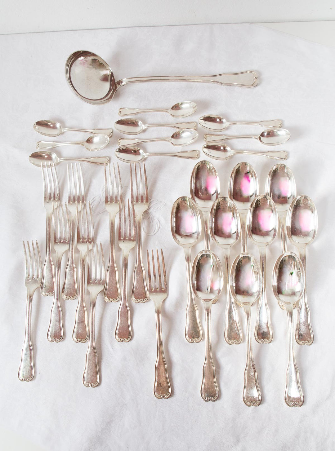 antigua cubertería francesa metal argente ravinet d'enfert