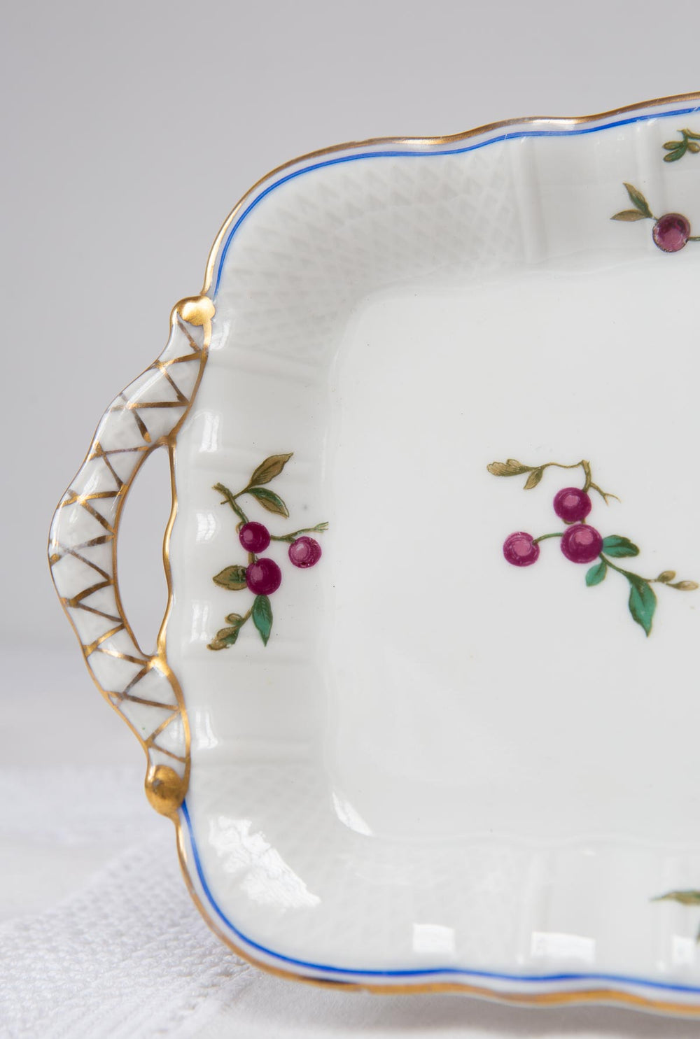 Antigua fuente porcelana Limoges Bernardaud (40,5*16 cm)