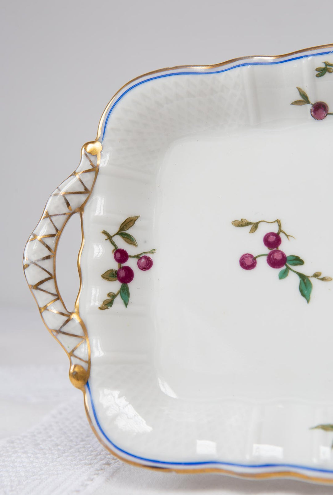 Antigua fuente porcelana Limoges Bernardaud (40,5*16 cm)